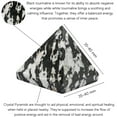 thumbnail image 3 of Black & White Tourmaline Pyramid Crystal Healing Stones - 1.5" Pyramid, 3 of 5
