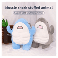 thumbnail image 4 of "Musculoso Tiburón De Peluche Juguete Ideal Para Regalar 45cm Lab.G Azul Claro ", 4 of 5