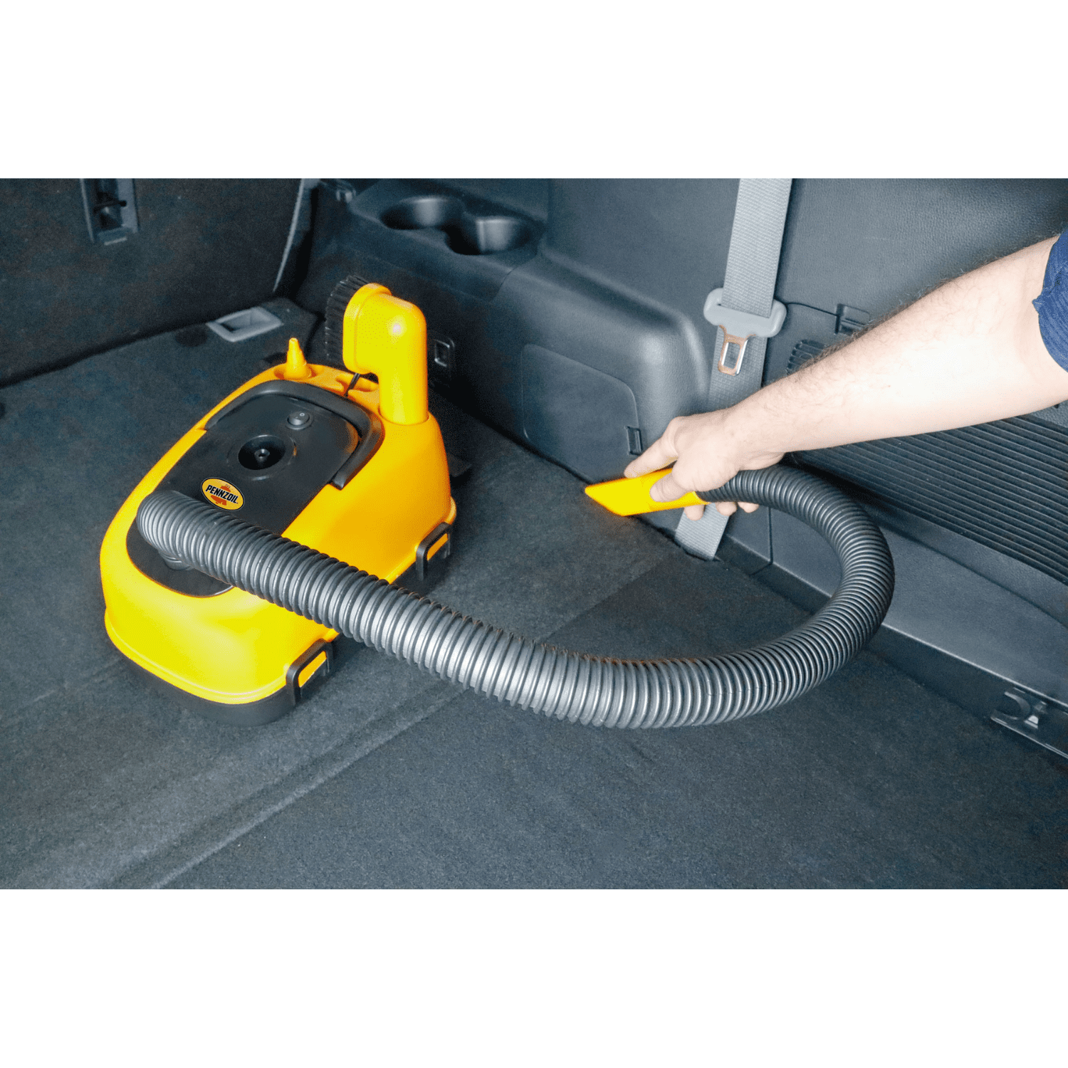 12V Portable Wet Dry Vacuum Cleaner for Car Interior Cleaning High Power 80W Suction Handheld Design with Extended Hose for Dust Removal Automotive Cleaning Device Lightweight Multipurpose Cleaner