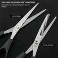 thumbnail image 5 of Pcapzz Hair Cutting Scissors Shears/Thinning/Set,3Pcs Professional Haircut Scissors Kit with Thinning Scissor, Flat Scissor,Comb,Reusable Stainless Steel Scissors Set for Barber, Salon, Home, 5 of 11