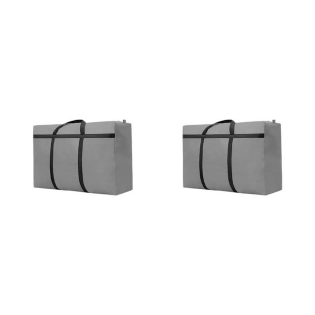 Guardoinrt Big Opening Oxford Bag Wide Application Non-shedding Easy To Carry Oxford Cloth Bag Large Capacity Moving Bag Bag Oxford light grey-40L 2Set