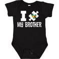 thumbnail image 3 of Inktastic Autism I Love My Brother Awareness Support Boys or Girls Baby Bodysuit, 3 of 5