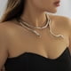 thumbnail image 5 of Collar de gargantilla de serpiente collar de forma de serpiente vívida atractivo de moda para desfiles de moda para mujeres para accesorios de disfraces ANGGREK Otros, 5 of 8
