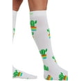 thumbnail image 4 of Cherokee Printsupport Women 8-12 mmHg Support Socks, One Size, BLooming Cactus - BLooming Cactus,One Size, 4 of 7