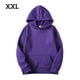 thumbnail image 1 of Sudadera con capucha Sudadera con capucha unisex de algodón Sudadera con capucha que absorbe el sudor Sudadera con capucha, Morado, XXL AweSitey AP000776-53, 1 of 7