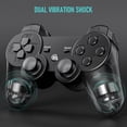 thumbnail image 3 of Fousixdi 2 Pack Controllers for PS-3, Compatible with PS-3 Controller Bluetooth Rechargeable Gamepad Remote, 3 of 6
