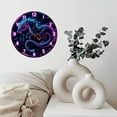 thumbnail image 6 of Neon Dragon Clock 10-Inch Silent Wooden Wall Clock, Battery Operated (AA Batteries Not Included), Artistic Home Decor, 6 of 8