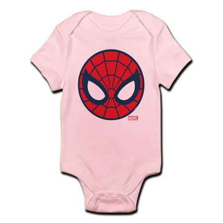 

CafePress - Spider Man Icon - Baby Light Bodysuit