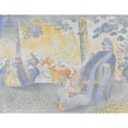 thumbnail image 3 of Henri-Edmond Cross 14x12 Black Modern Framed Museum Art Print Titled - Aux Champs-Elysees (On the Champs-Elysees) (1898), 3 of 5
