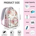 thumbnail image 6 of Aesthetic Floral Design School Backpack - Waterproof Durable Bookbag for Teens, 6 of 6