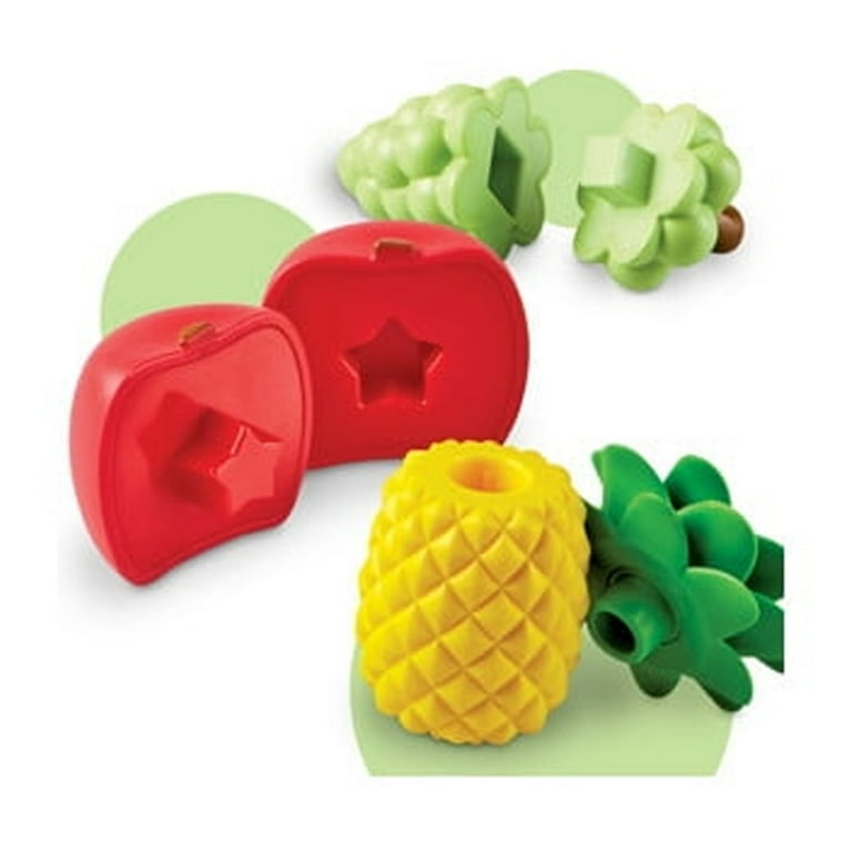 Learning Resources Snap-N-Learn Fruit Shapers Preschool Toy for