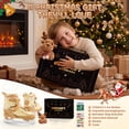 thumbnail image 2 of OBENSKY 4-Size Adjustable Ice Skates for Kids Girls Boys, Reindeer Beginner Ice Skating Shoes w/ Stainless Steel Blade for Birthday Christmas Gift, 2 of 8