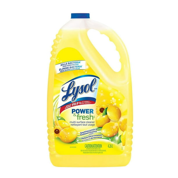 Lysol All Purpose Cleaner Refill, Lemon, Mega Value 4.26 Litre