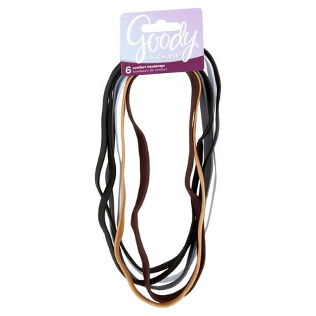 Goody Ouchless Comfort Headwraps 6 count