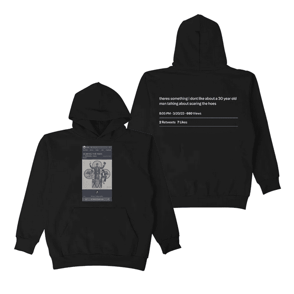 Jpegmafia Merch Hoodies Scaring The Hoes RYM Hoodie Hip Hop Harajuku For Men Women Streetwear Pullover Clothes