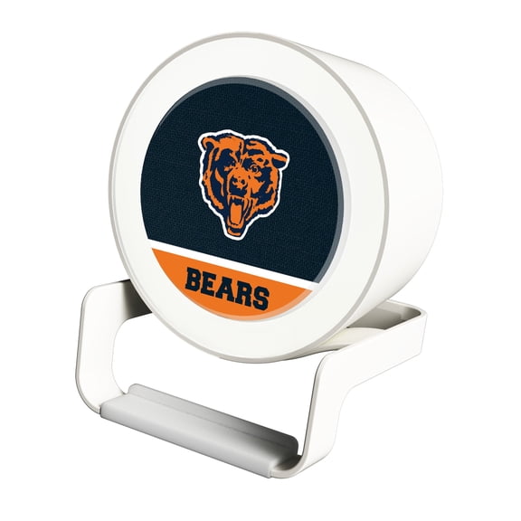 Chicago Bears Historic Team Logo Night Light Charger with Bluetooth Speaker