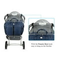 thumbnail image 6 of Pomelo Best Diaper Tote Bag with Changing Pad and Stroller Straps, Color Blue, 6 of 7
