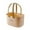 A-Khaki, variant on Winty Home Textile Storage,Storage Basket*1,Lastic Storage Basket with Handle Portable Shower Caddy Tote Organizer Basket for Bathroom Kitchen Dorm Room Bedroom