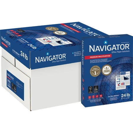 Navigator, SNANMP1124, Premium Multipurpose Trusted Performance Paper - Extra Opacity, 10 / Carton,