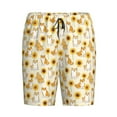 thumbnail image 3 of Yiaed Shiba Inu Sunflower for Men's Soft Sleep Pajama Short Lounging Pajama Shorts-3X-Large, 3 of 8