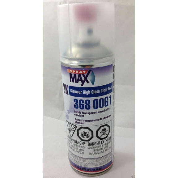 2K Glamour High Gloss Clear Coat, Aerosol, 11.8-oz, Pt# 3680061
