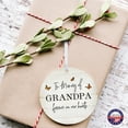 thumbnail image 7 of LifeSong Milestones Unique MDF Memorial Ornaments for Bereavement Gifts - Memory of Grandpa, 7 of 7
