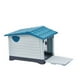 thumbnail image 3 of Casa Para Perro Mediano Con Pared Desmontable Térmica 91x68x67cm Ajolopet Color Azul, 3 of 9