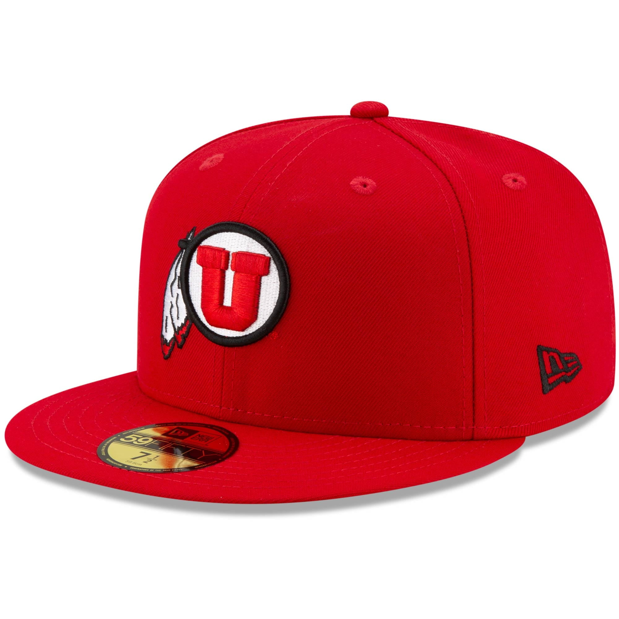 Men's New Era Red Utah Utes Basic 