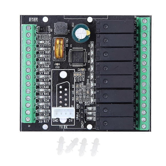 PLC Industrial Control Board Programmable Logic Controller Relay Output DC24V AC220V
