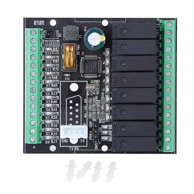PLC Industrial Control Board Programmable Logic Controller Relay Output DC24V AC220V