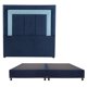 thumbnail image 1 of Box Base Cama King Size + Cabecera Bora Azul Marino, 1 of 7