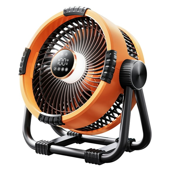 Ventilador Campamento Portátil Con Alimentación Batería LED Lantern 20000mAh () Naranja Roja