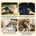 thumbnail image 5 of Pawchum Pet Hair Remover Glove for Dogs and Cats, Reusable Deshedding Grooming Mitt, Black, 2 Pack, 5 of 7