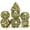 Ancient Bronze, variant on Cusdie Hollow Metal Dice, Flying Dragon D&D Dice, 7 Pcs DND Dice Set, Polyhedral Dice Set, for Role Playing Game MTG Pathfinder