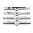 thumbnail image 2 of Proform Parts Valve Cover Hold Down Tab Set 141-903 5/16 Inch Hole; Chrome; Steel; Chevy Bowtie Logo; Set Of 4, 2 of 3