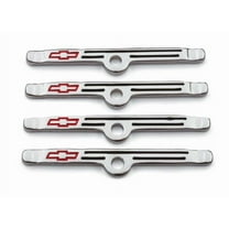 Proform 141-903 PFM141-903 V/C HOLD DOWN BOWTIE CHRM/RED Fits select: 1999-2022 CHEVROLET SILVERADO, 2005-2022 CHEVROLET EQUINOX