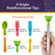 thumbnail image 2 of Kit de estimulación oral con suministros especiales Buzz Buddy con 6 cabezales, 2 of 9