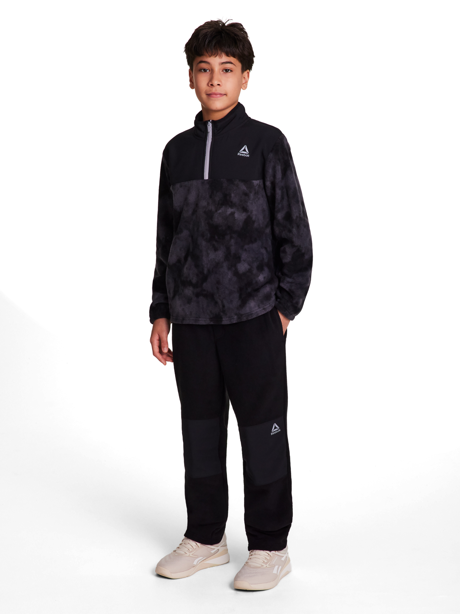 Reebok Boy's Athletic Polar Fleece Jogger, Sizes 4-18