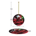 thumbnail image 4 of Adornos navideños colgantes para árbol de Navidad - Adornos navideños colgantes de cerámica - Ideas para regalar adornos navideños, 4 of 8