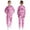 Pink, variant on LiiYii Boys Girls Metallic Jazz Hip-Hop Dance Clothes Jacket with Pants Set Dance Show Costume Streetwear Light Green 8