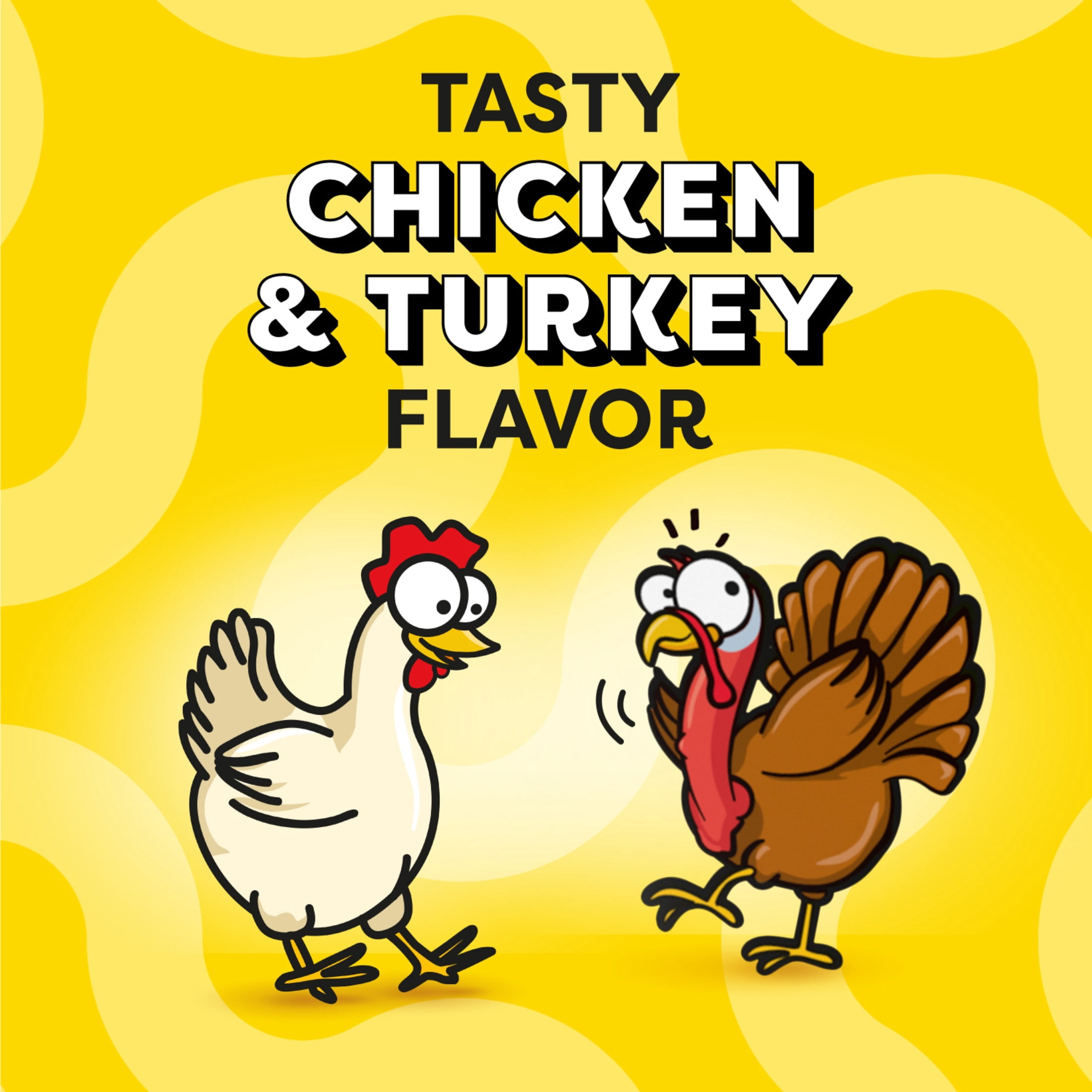 Temptations Meaty MixUps Chicken and Turkey Crunchy and Soft Cat Treats for Adult Cats, 4.12 oz Pouch