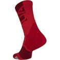 thumbnail image 3 of Under Armour Adult Playmaker Mid-Crew Socks, 1-Pair Red/Cardinal X-Large, 3 of 5