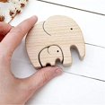 thumbnail image 4 of Madre e hijo de elefante de madera: la mejor madre del mundo, decoración de familia de elefantes, decoración de mesa, madre Adepaton WL-00913, 4 of 7