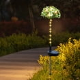 thumbnail image 6 of Solar Agapanthus Flower Light with Multi-Color LED String Lights for Garden Pathway Yard Patio Decoration Auto Dusk to Dawn Operation with Monocrystalline Solar Panel and 10-12 Hours Lighting, 6 of 6