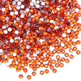 thumbnail image 1 of 3000 piezas de diamantes de imitación de cristal naranja con parte trasera plana, piedras preciosas mini para uñas, cara, maquillaje, manualidades, decoración de ropa - (SS6 0.079 in naranja), 1 of 3