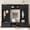 Black, variant on 78" 4-in-1 Detachable Hall Tree with Storage Cabinet, 7 Hooks, Drawers & Shoe Bench, Entryway Coat Rack with Seating for Mudroom, Antique Blue