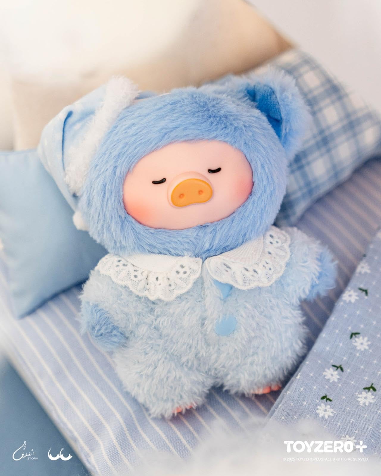 Lulu The Piggy Blind Box - LuLu's Dreaming Wonderland Series Plush Keychain Blind Boxes Figures Cute Stuffed Animals Kawai Mystery Box Toys Home Decorations Holiday Birthday Gifts, Single Box