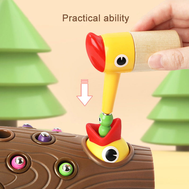 Woodpecker Early Education Toy Gifts For Children Best Gift 