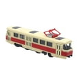 thumbnail image 4 of Colección de adornos decorativos de autobús urbano de aleación fundida a presión, escala 1:90 Rojo, 4 of 9