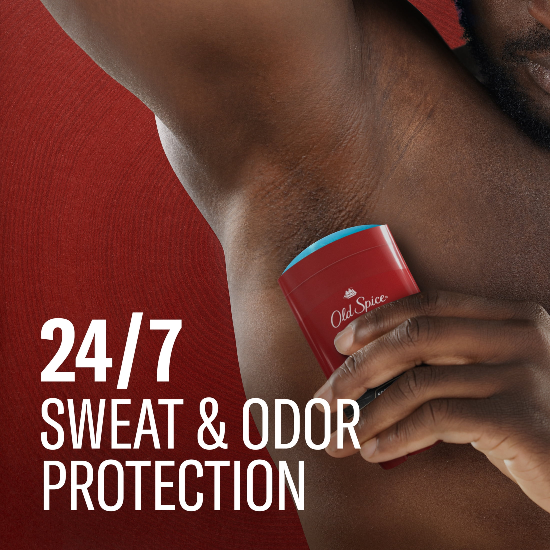 Old Spice Red Collection Invisible Solid Antiperspirant for Men, Swagger Scent, 2.6oz